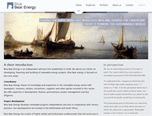 Tablet Screenshot of bluebearenergy.com